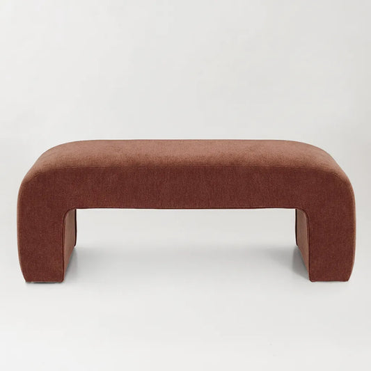 Lily 47" Chenille Accent Waterfall Bench