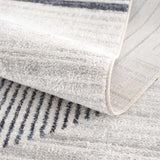 Thad Medium Gray Washable Area Rug