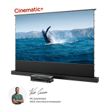 LTV-3000 Pro Plus 100''-130'' AWOL Vision Acoustic ALR Floor Rising Screen Bundle