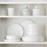 Luna Marble Blue 12 Piece Dinnerware Set