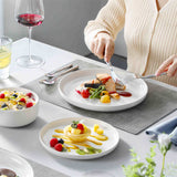 Luna Marble Blue 18 Piece Dinnerware Set