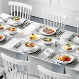 Luna Marble Grey 18 Piece Dinnerware Set
