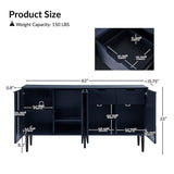 Lasse 63" Wide 4 Door Sideboard
