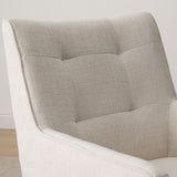 Lawrence Modern Upholstered Dining Chairs with Arms (Set of 4)
