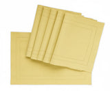 Hemstitch Placemats - Lemon Yellow