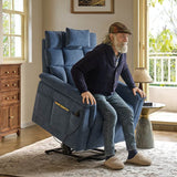 Lift Assist Power Recliner Geri Chair with Intense Massage And Heat