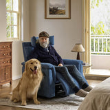 Lift Assist Power Recliner Geri Chair with Intense Massage And Heat