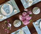 Light Blue Napkins - Double Hemstitch