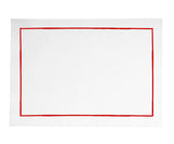 Embroidery Placemats - Red Fabric Placemats