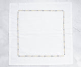 Harmonie Napkins - White Cloth Napkins Bulk