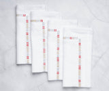 Harmonie Napkin in Gold Red Silver