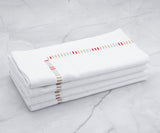 Custom Embroidery Wedding Cloth Napkins for Table Decor