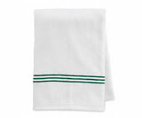 Green Striped Towels - Bath Towels