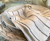 Linen Napkins - Grid Napkins Set of 4 & 8