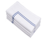 Blue Embroidered Pearls Napkins