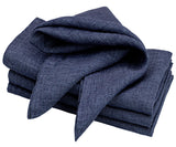 Navy Linen Napkins
