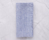 Dark Blue Ticking Stripe Napkins