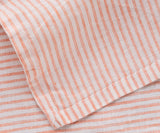 Orange Ticking Stripe Napkins
