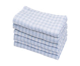 Linen Table Napkins - Checkered Napkins