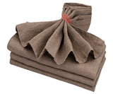 Plain Linen Napkins - Set of 4