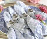 Linen Table Napkins - Checkered Napkins
