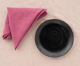 Fuchsia Linen Napkins