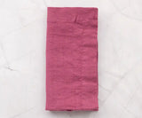 Fuchsia Linen Napkins