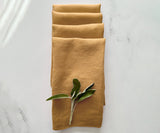 Ochre Linen Napkins