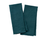 Magenta Pink Linen Dish Towels