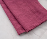 Magenta Pink Linen Dish Towels