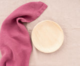 Magenta Pink Linen Dish Towels