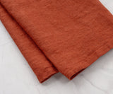 Rust Linen Hand Towels