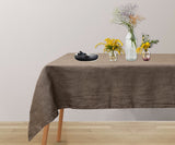 Plain Linen Rectangle Tablecloth