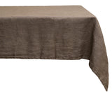 Plain Linen Rectangle Tablecloth