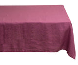 Plain Linen Rectangle Tablecloth