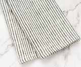 Black Linen Kitchen Towels