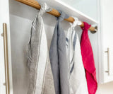 Magenta Pink Linen Dish Towels