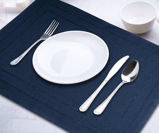 Cotton Placemats Set of 6 - Cloth Placemats