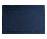 Navy Blue Cotton Placemats - Hemstitched