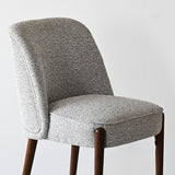 London Upholstered Solid Wood Full Back Dining Chair (Set of 4)
