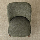 London Upholstered Solid Wood Full Back Dining Chair (Set of 4)