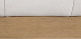 Lucia Upholstered Bed - Stylish Linen Textured Fabric, Deep Channel Tufting & Solid Wood Base Design