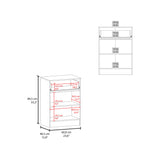 TUHOME Mayorca Multistorage Pantry Cabinet with One Drawer, Two Interior Shelves and Spacious Top Surface, Compact Kitchen Storage Organizer for Small Appliances, Supplies and Everyday Cooking Essentials
