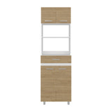 Sicilia Pantry Cabinet Freestanding Kitchen Storage Unit with Two Doors and Multiple Interior Shelves, Ideal for Organizing Food, Dishes, Cookware, and Small Appliances