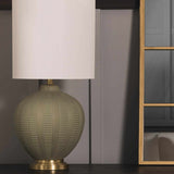 McMurray Green Textured Table Lamp - Clearance