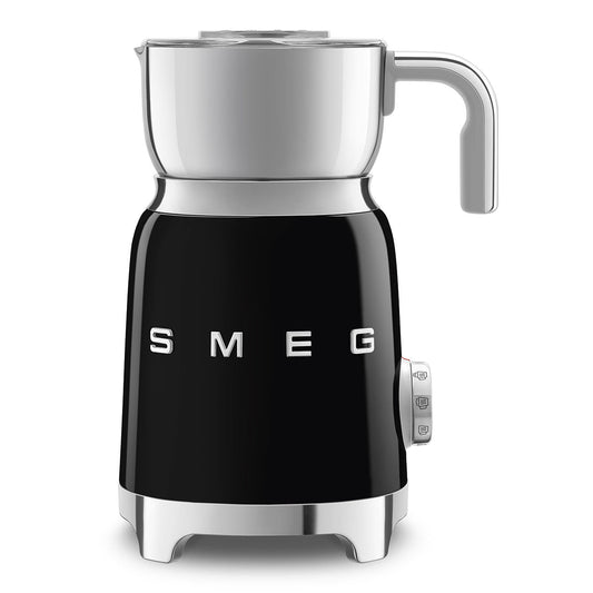 Retro-Style Milk Frother (20 oz) - Black