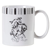 Ranch Life Bronco Mug, Set of 4, 2 MOQ