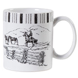 Ranch Life Horse Mug, Set of 4, 2 MOQ