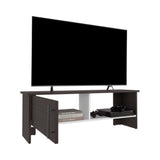 Navia 47" Wide Modern TV Stand with One-Door Cabinet and Open Shelf, Media Console with Cable Management for Living Room, Entertainment Center for TVs up to 54", Stylish Storage Organizer