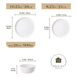 Mina 18 Piece Dinnerware Set